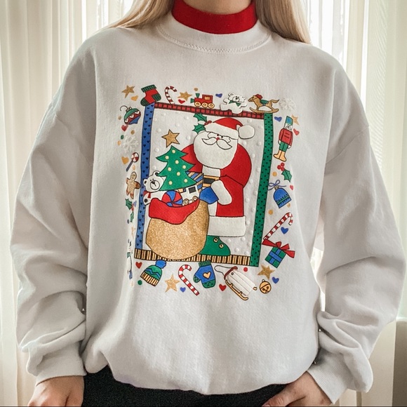 Ugly Christmas Sweater Tops - Gopher Sport Ugly Christmas Crewneck | 90s Style